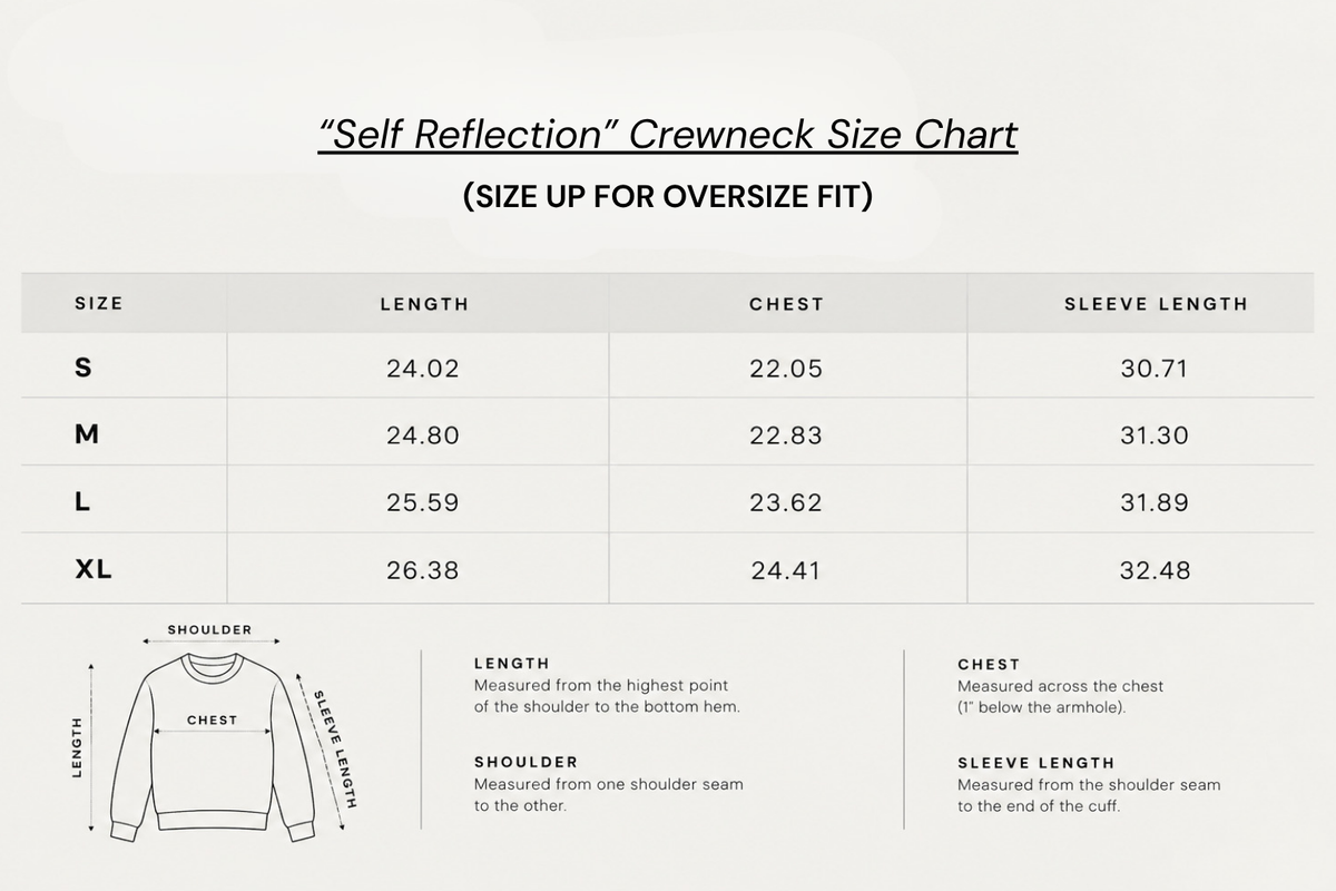 Self Reflection Crewneck