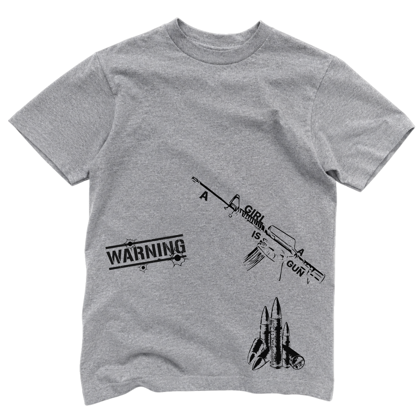 "A girl is a gun" Tee
