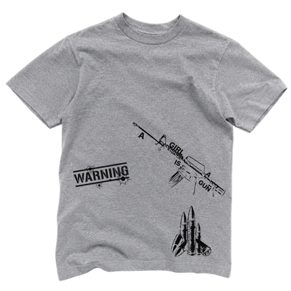 "A girl is a gun" Tee