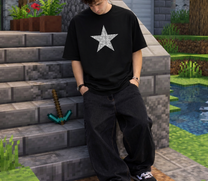 Coded Star Tee